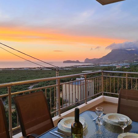 New Villa Kalimera, View To Falasarna Beach Platanos  Экстерьер фото