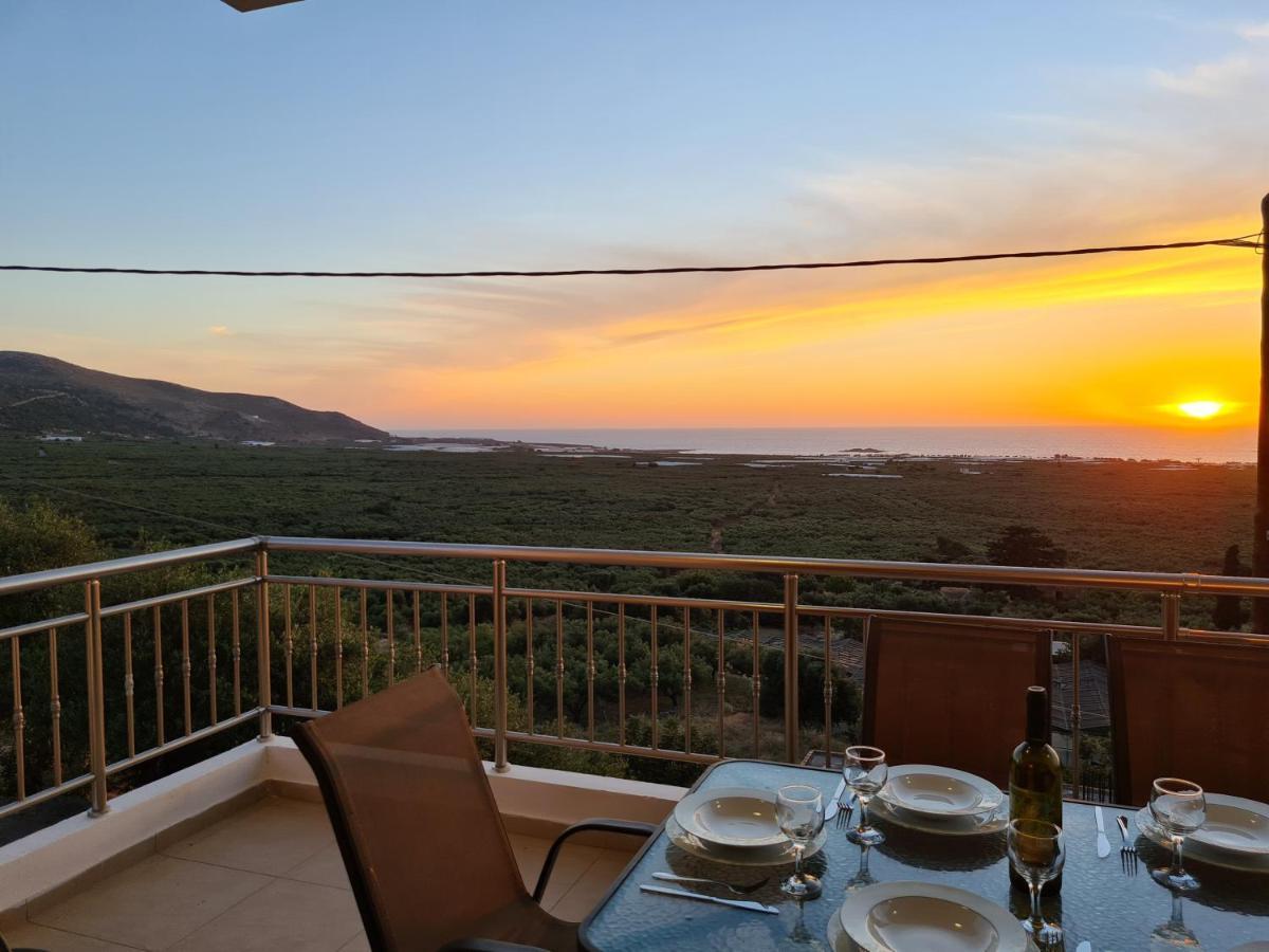 New Villa Kalimera, View To Falasarna Beach Platanos  Экстерьер фото